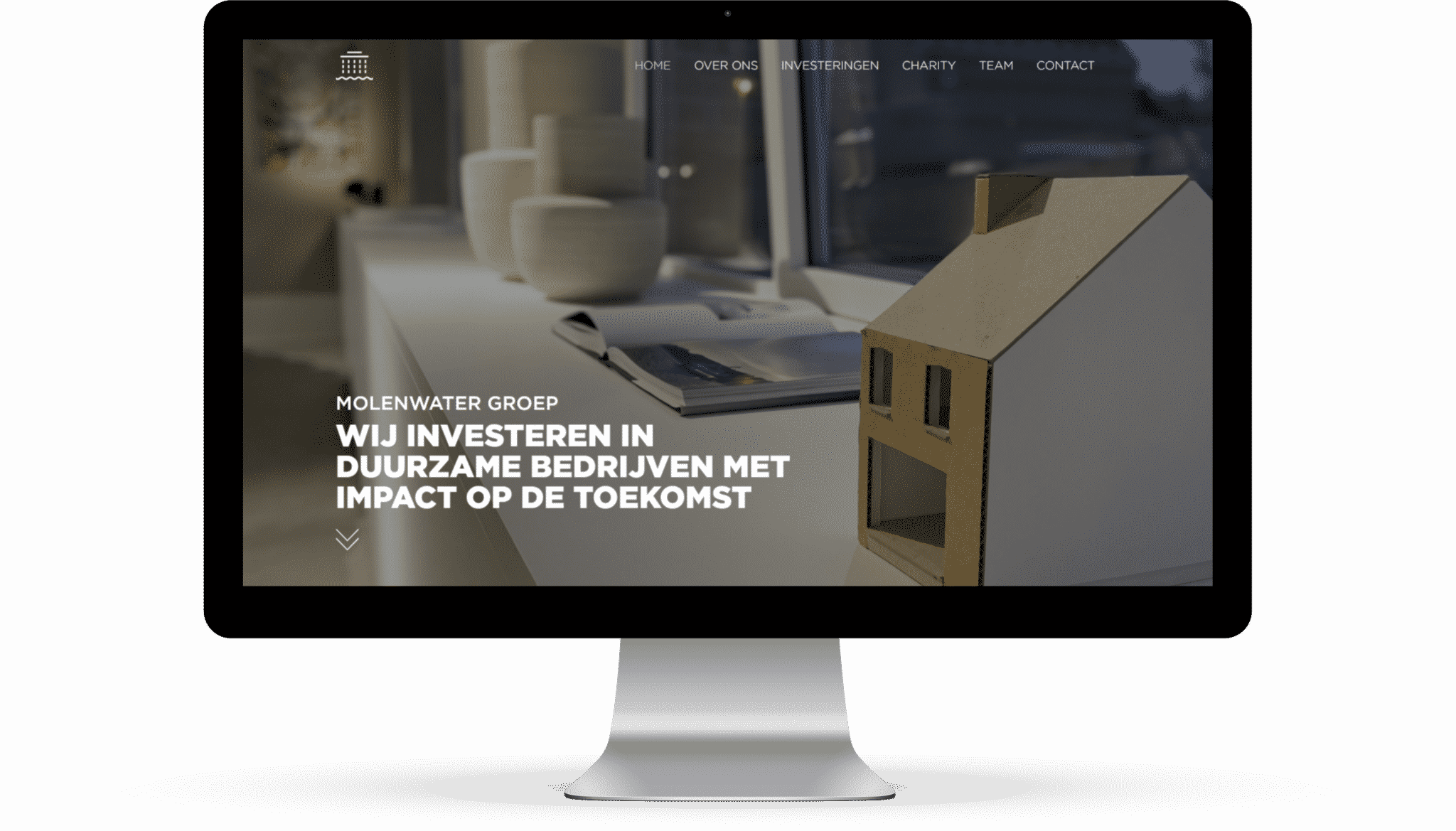Referentie webdesign Molenwater Groep Herentals