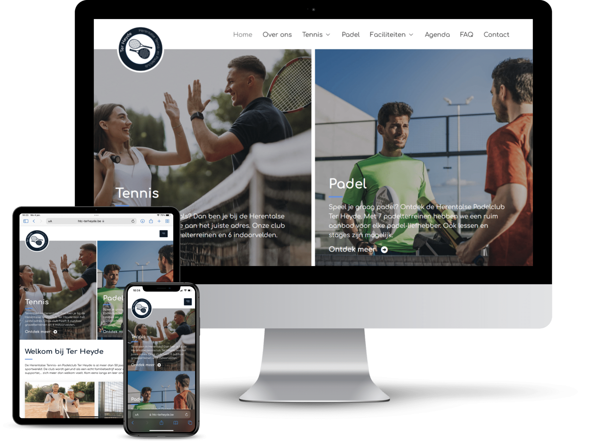 Een nieuwe website voor Herentalse Tennisclub Ter Heyde door Yellowwood Marketing